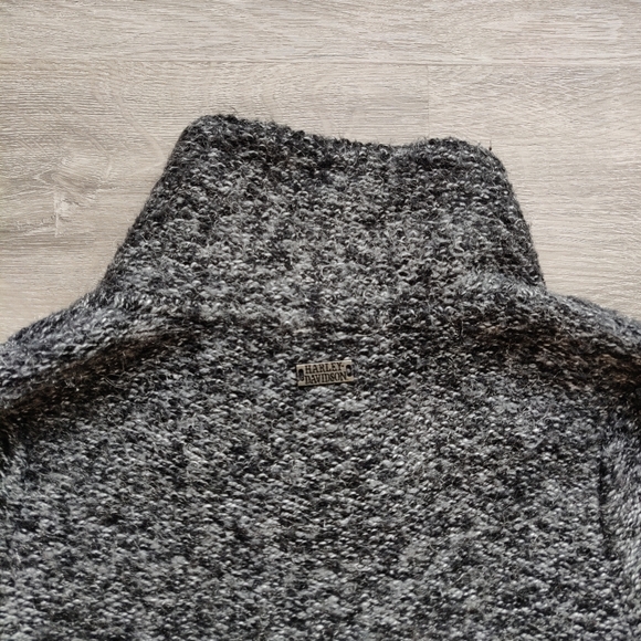 Harley Davidson Womens Zip-Up Grey Genuine Motorclothes Cardigan Jacket Small - Picture 11 of 15